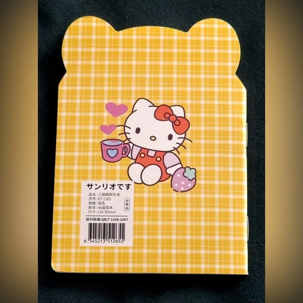Hello Kitty Themed Small Notebook with Bow&Hearts- Great for writing notes&list